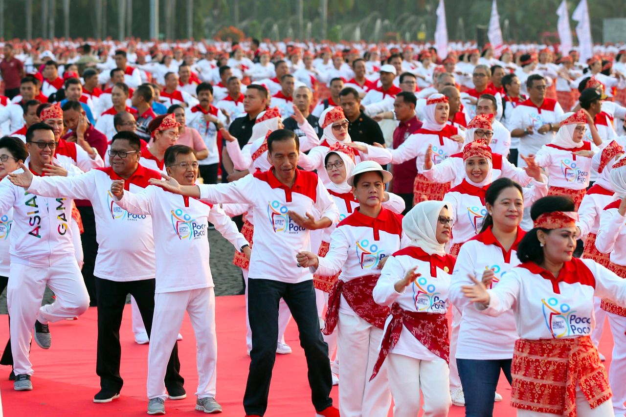 senam irama yang berasal atau beraliran seni tari dipelopori oleh