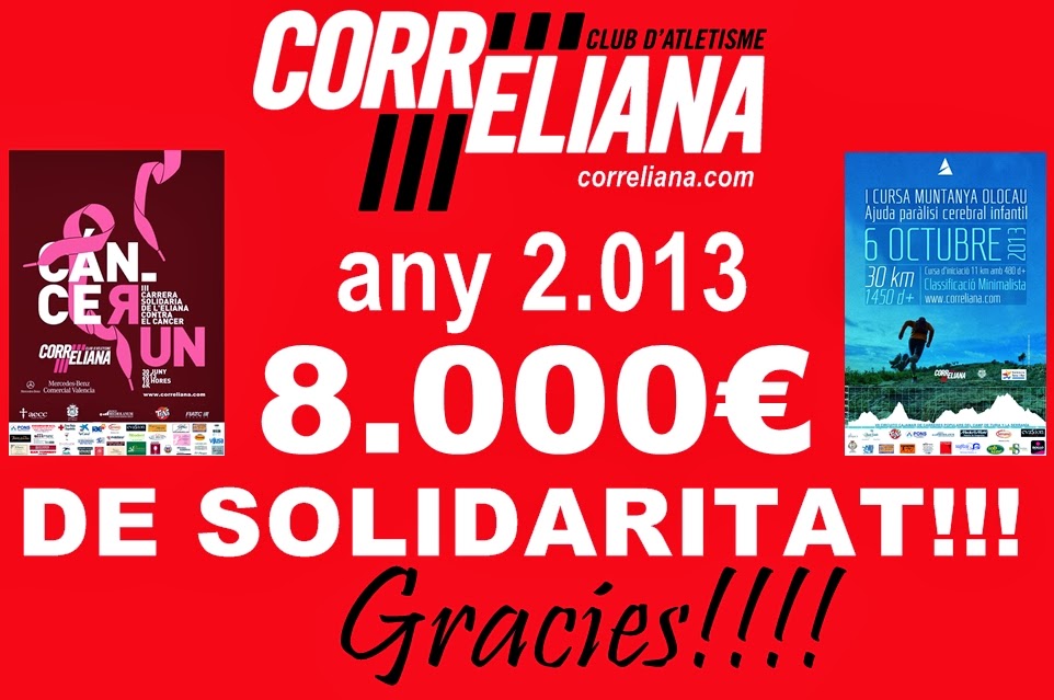 CORRELIANA= SOLIDARITAT I ESPORT