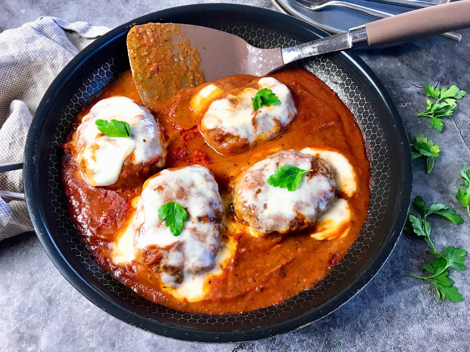 GlutenFree Salisbury Steaks with Marinara