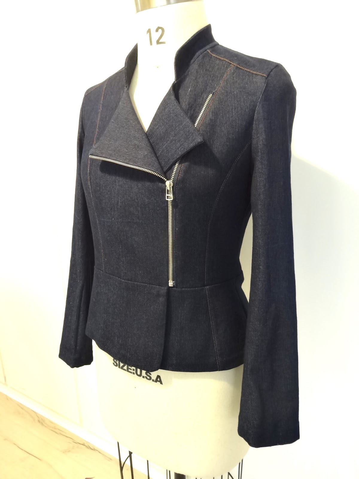 BurdaStyle 12/2015 - 108 Moto Peplum Jacket | Allison.C Sewing Gallery ...