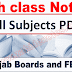 9th class notes pdf