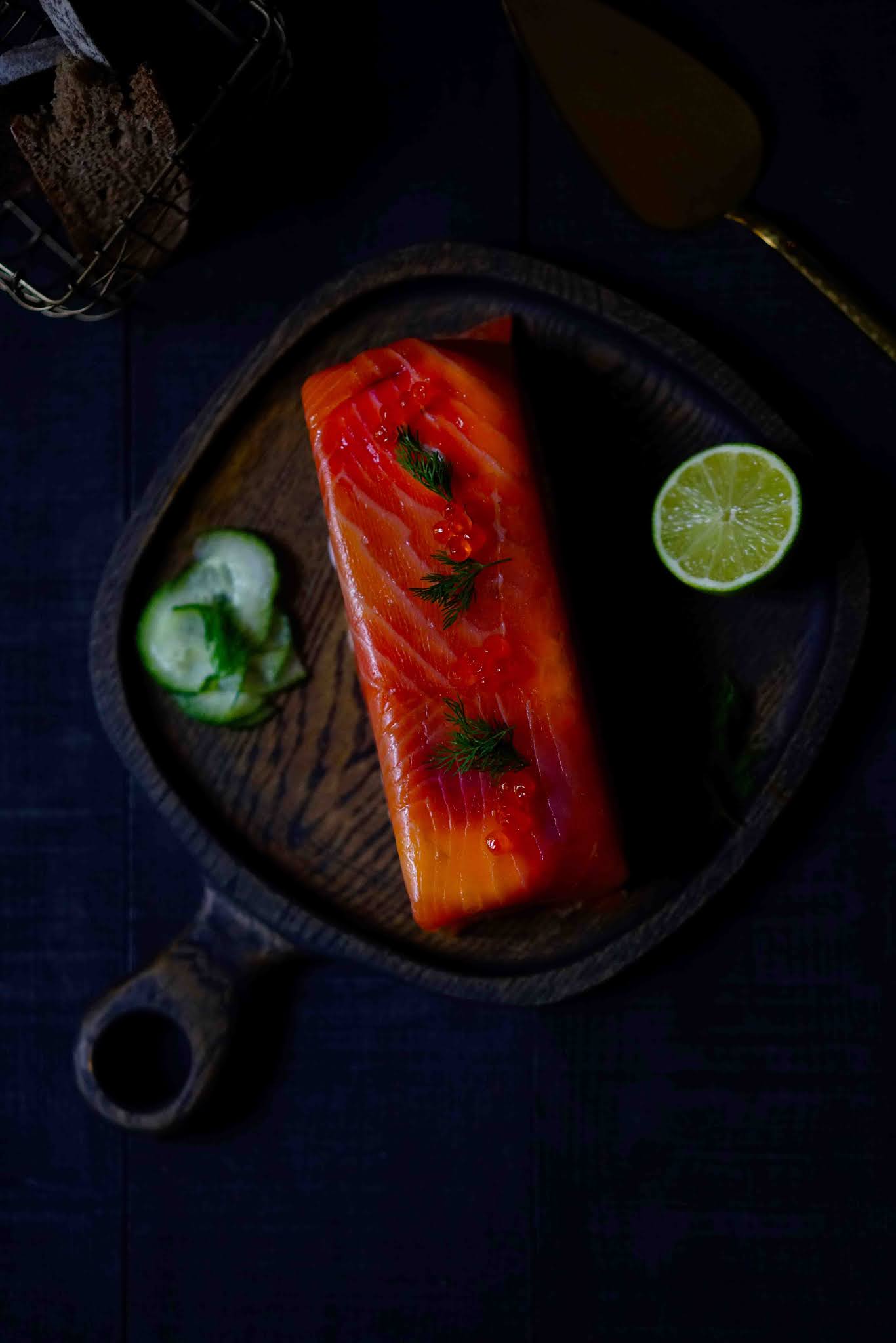 Terrine de saumon fumé , betterave et raifort / On dine chez Nanou