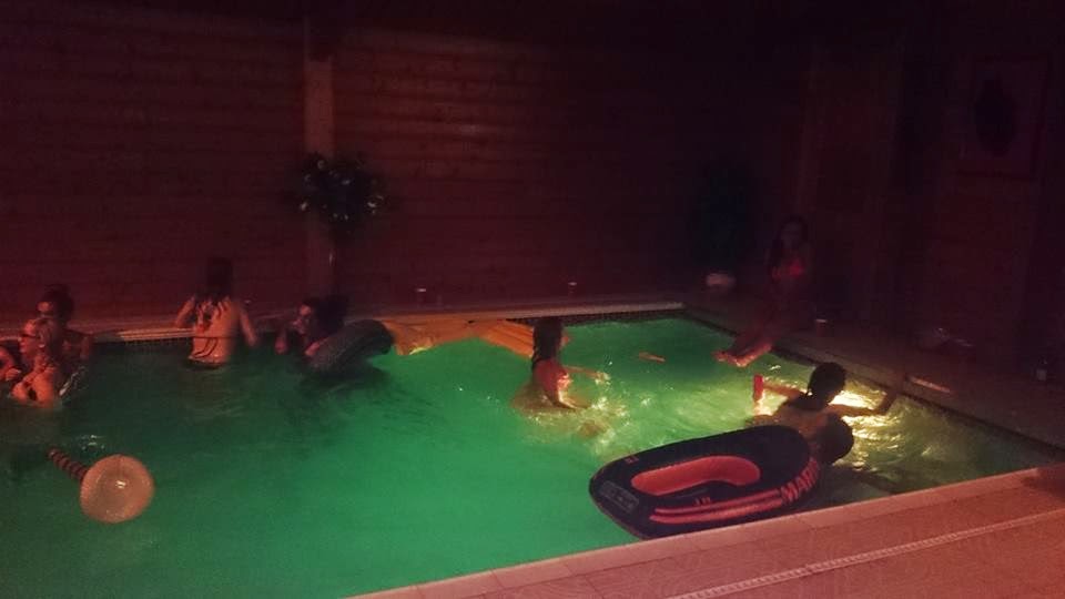 indoor pool party in london