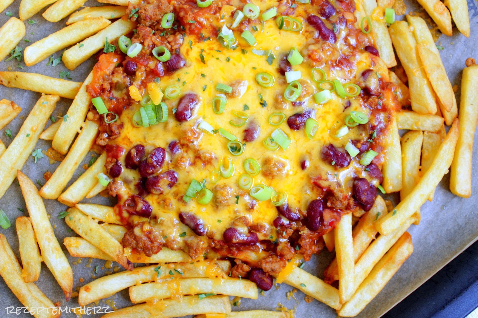 Rezepte mit Herz Chili Cheese Fries