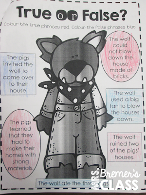 Fairy Tales unit featuring activities for 6 popular stories, including Cinderella, The Three Little Pigs, Goldilocks and the Three Bears, The Frog Prince, Jack and the Beanstalk, and Little Red Riding Hood. Packed with lots of fun literacy ideas and guided reading activities. Common Core aligned. Grades 1-3. #fairytales #literacy #guidedreading #1stgrade #2ndgrade #3rdgrade