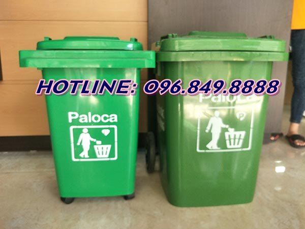 Thùng rác nhựa HDPE 60l và 80l