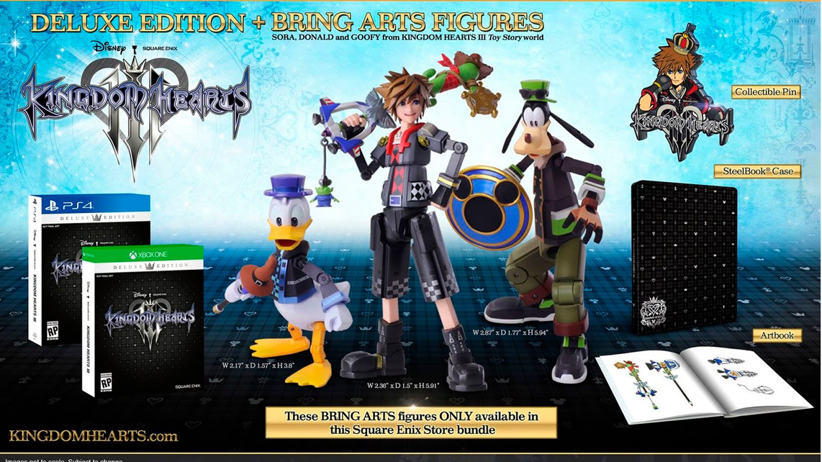 kingdom hearts iii deluxe and bring arts editions unboxing kingdom hearts iii deluxe and bring arts editions unboxing