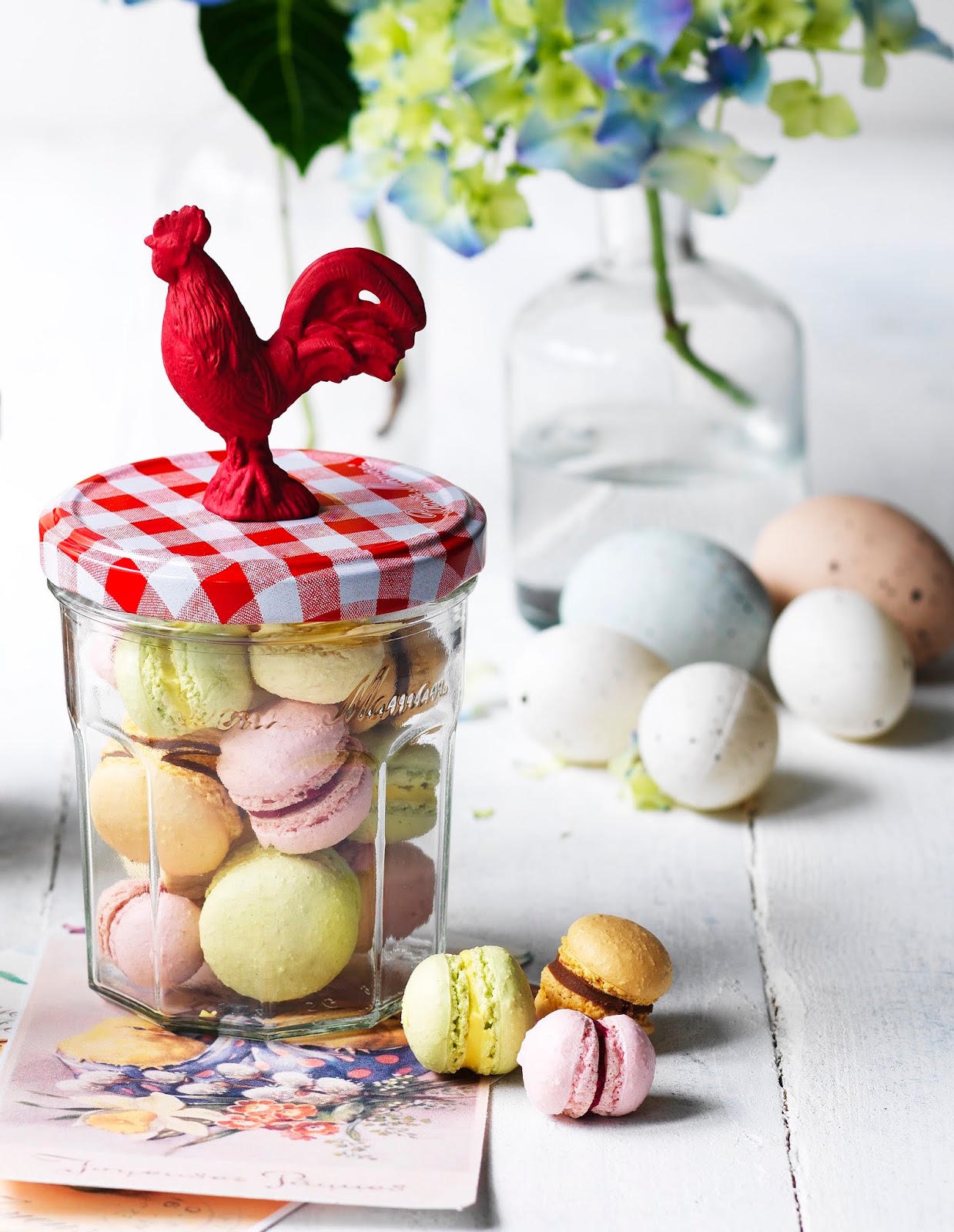 Easter Mini Macarons Recipe From Bonne Maman ♥ | Dolly Dowsie