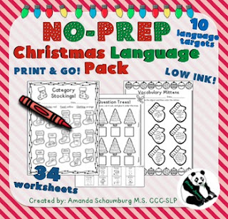 https://www.teacherspayteachers.com/Product/NO-PREP-Christmas-Language-Pack-Speech-Therapy-ELA-2229750