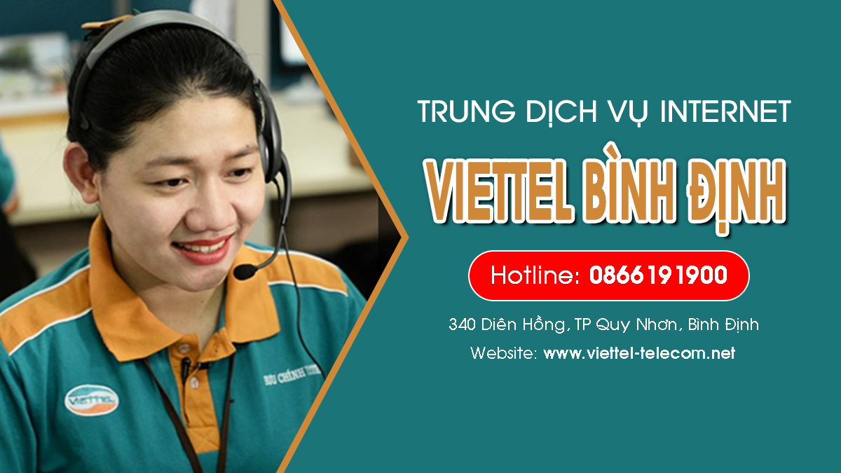 Viettel Bình Định - Đăng ký lắp mạng Internet và Truyền hình ViettelTV