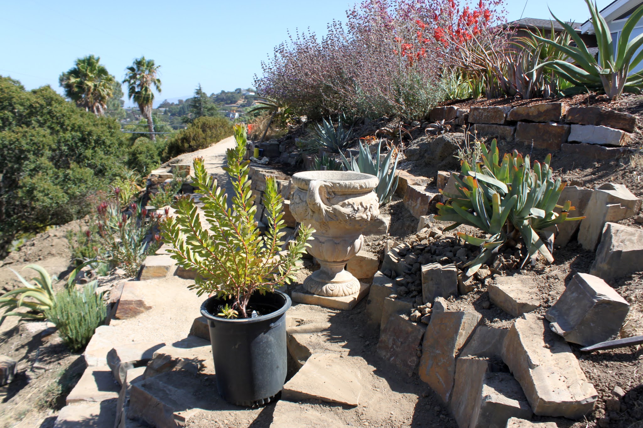 Moving Heavy Statuary in the Garden