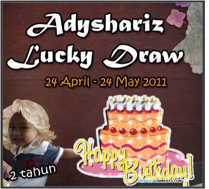 Adyshariz Lucky draw