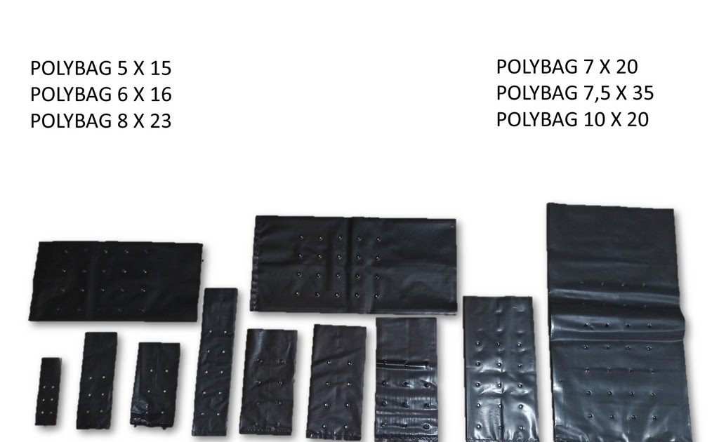 Mengnal Macammacam Ukuran dan Kegunaan Polybag Jual Polybag Murah