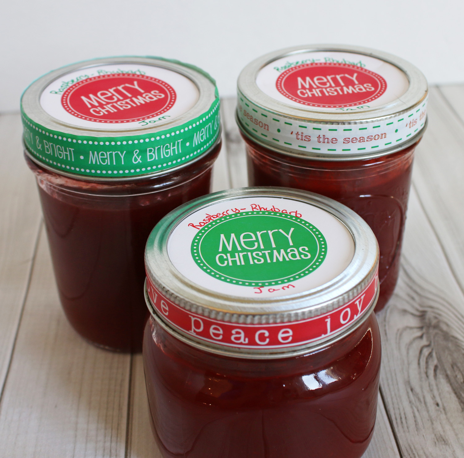 SRM Stickers Christmas Gift Jars by Samantha