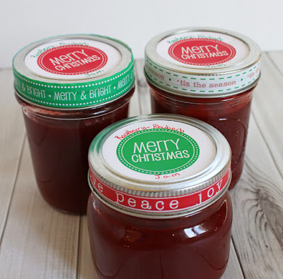 SRM Stickers: Christmas Gift Jars by Samantha