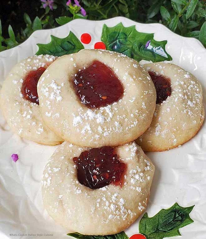 Jam Thumbprint Cookies What's Cookin' Italian Style Cuisine