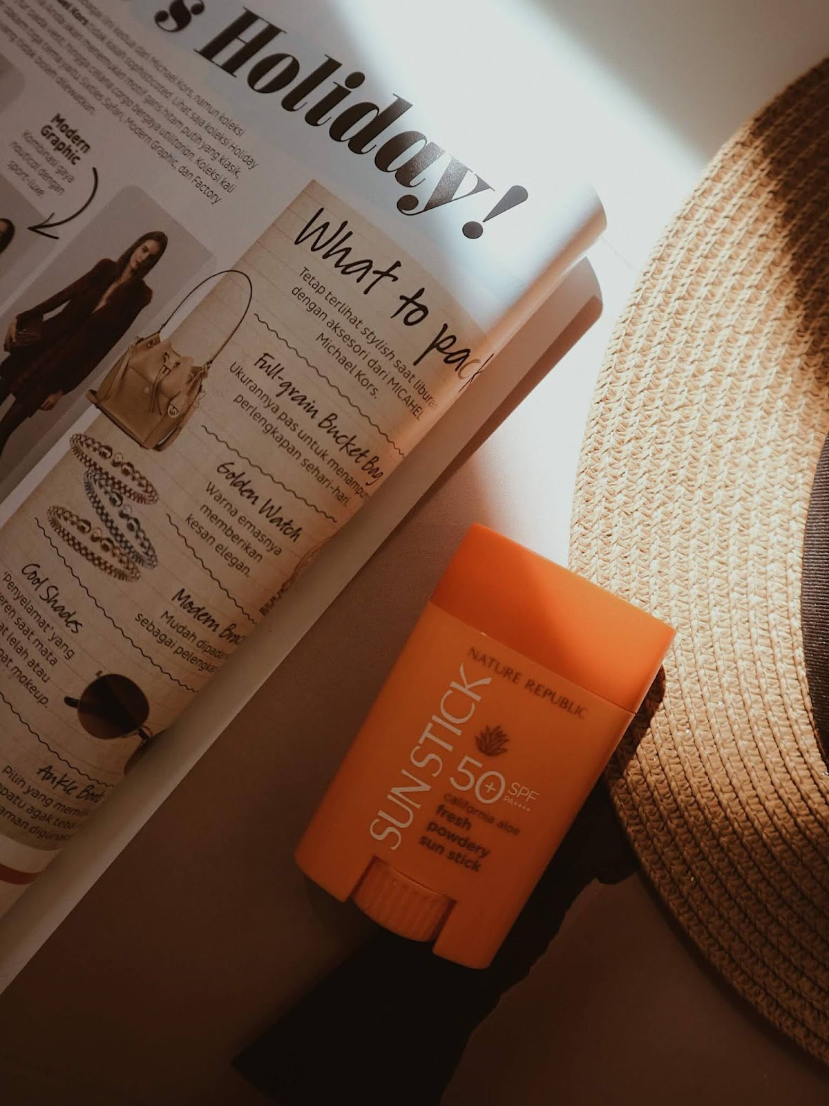 Review Nature Republic California Aloe Fresh Powdery Sun Stick Marlina