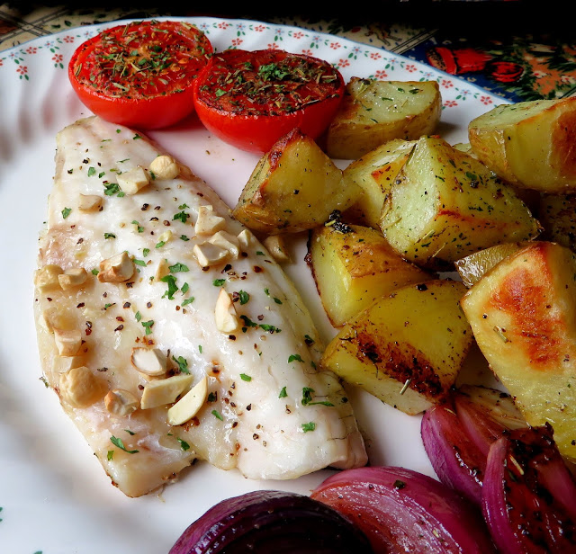 Sheet Pan Roasted Sea Bass Dinner for Two The English Kitchen