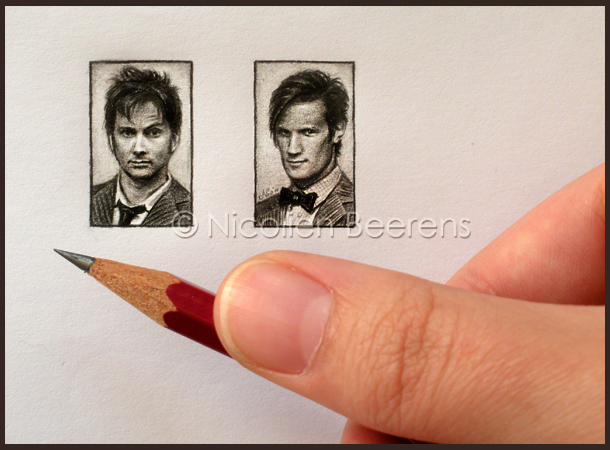 01-Doctor-Who-Nicolien-Beerens-Cataclysm-X-Miniature-Celebrity-Portraits-Drawing-www-designstack-co