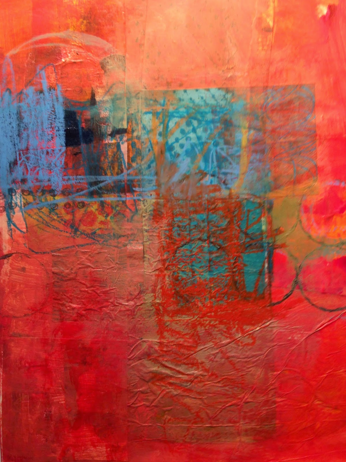 collage journeys by Jane Davies 100 Drawings on Cheap Paper