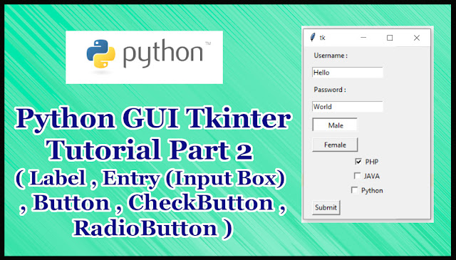 Python Tkinter Radiobutton How To Use Python Guides