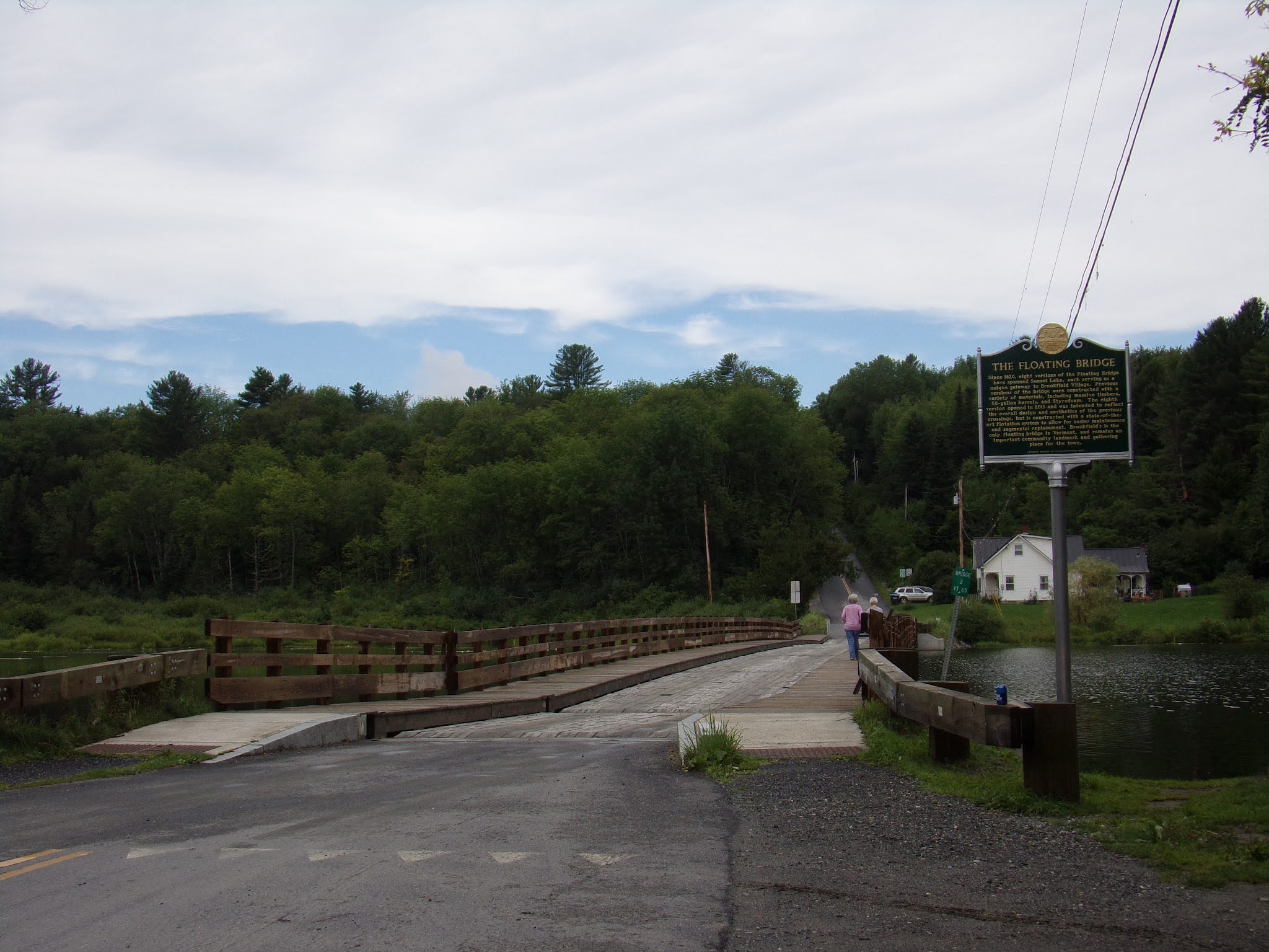 Brookfield Floating Bridge Vermont