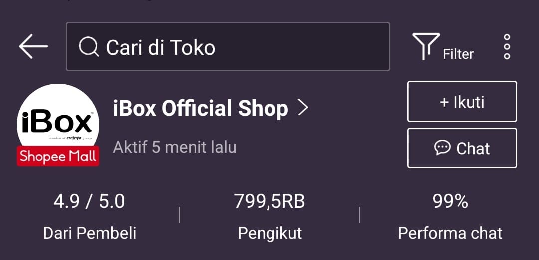 iBox Official Shop Rekomendasi Toko iPhone Ori Terpercaya dan Terbaik di Shopee