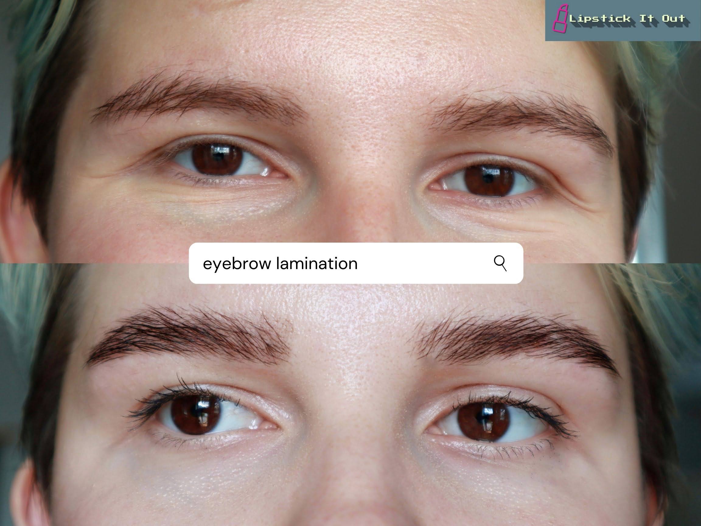 Home salon Eyebrow lamination with Thuya lamination kit