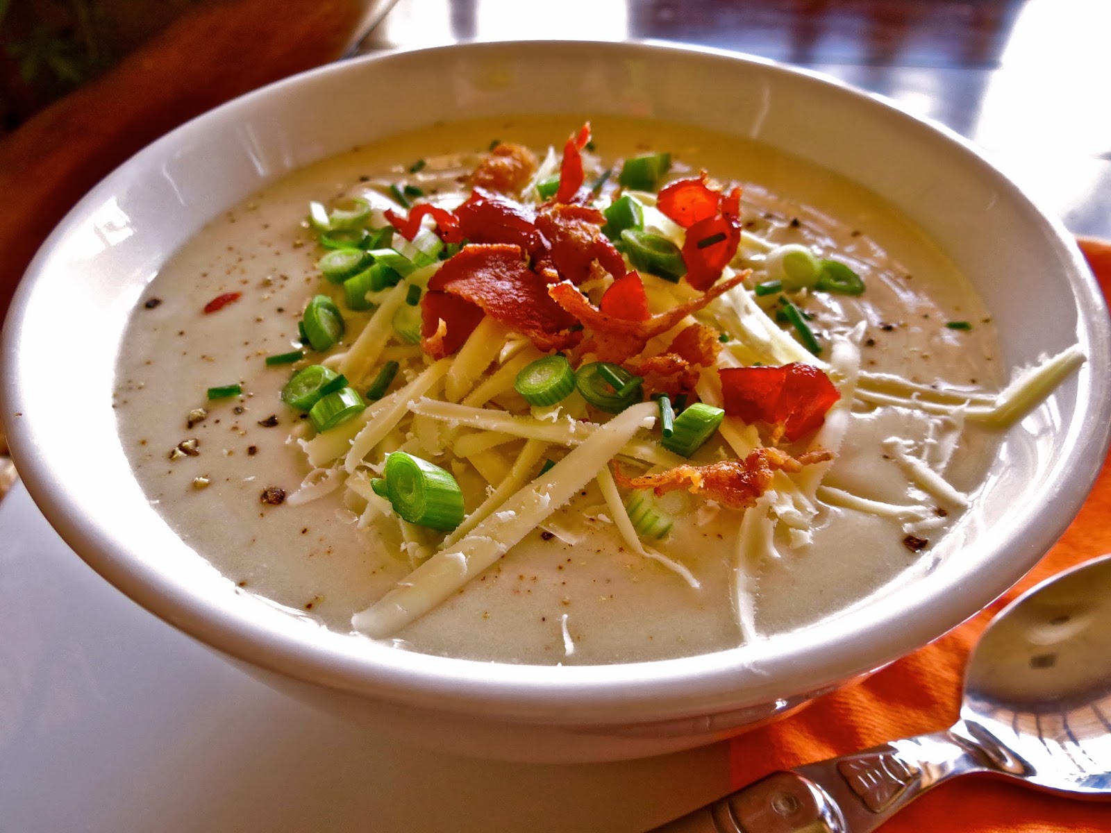 The Bee Cave Kitchen Loaded Baked Potato Soup Houston's Knock Off