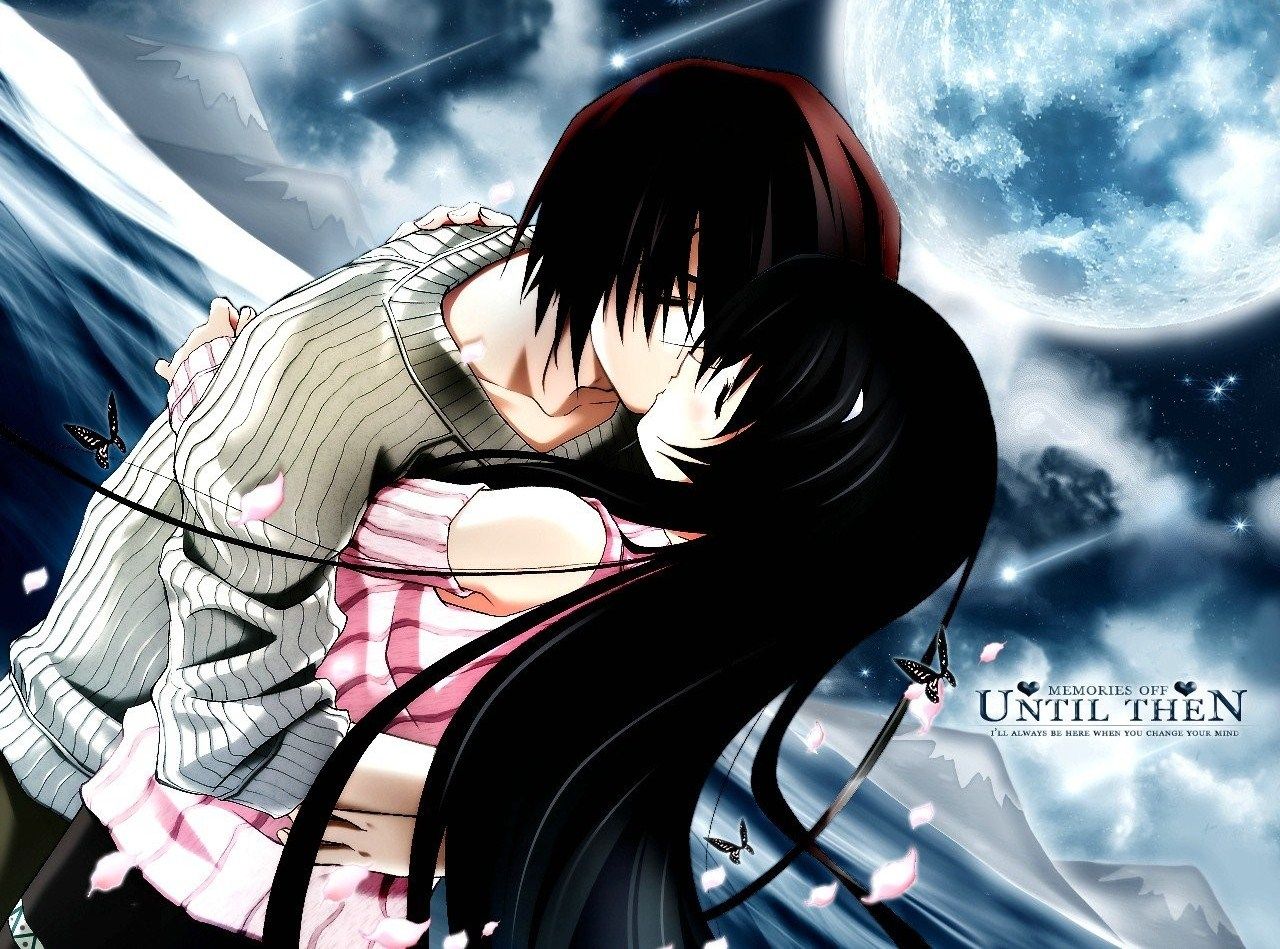 "Phát Sốt" 45+ Mẫu Hình Nền Anime Hôn Nhau Khi Yêu Cực Lãng Mạn