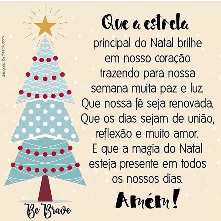 Que a estrela principal do Natal