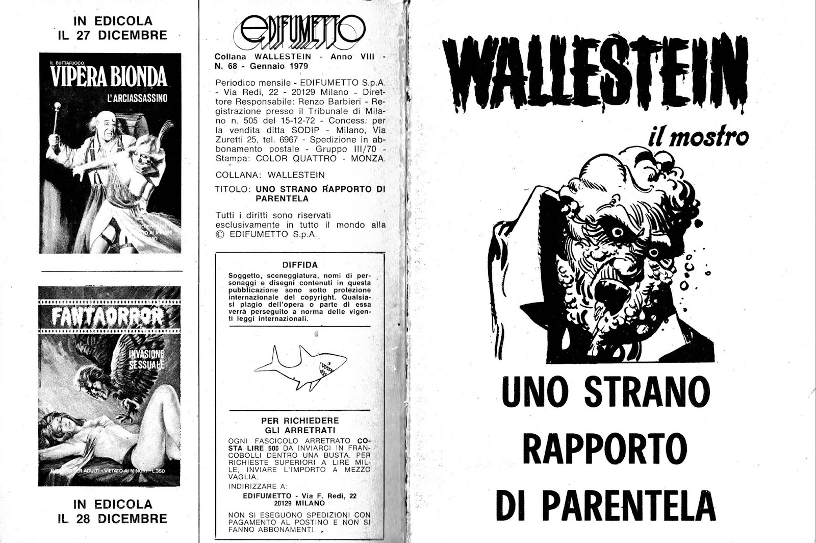 The ComicKFucker HOle!!! WALLESTEIN il mostrole origini.