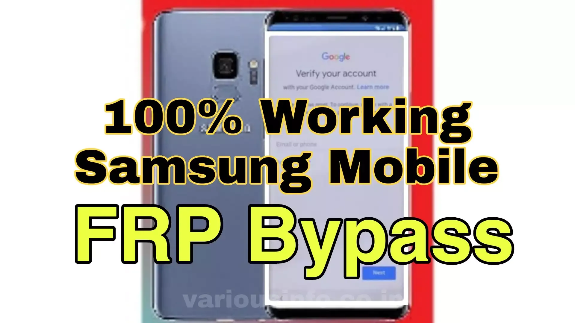 How To Bypass Samsung Smartphone FRP Lock Without PC | google account bypass trick