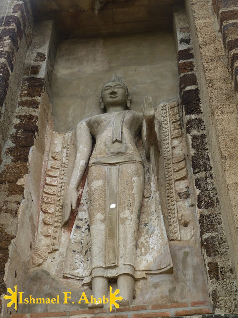 Buddha statue in Wat Ratchaburana, Ayutthaya Historical Park, Thailand