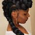 Black Braided Hairstyles In A Ponytail
