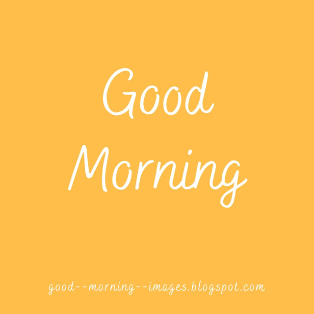 good morning images in english