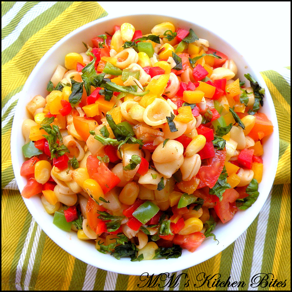 MM's Kitchen Bites Summer Pasta Salad...Carb addict!!
