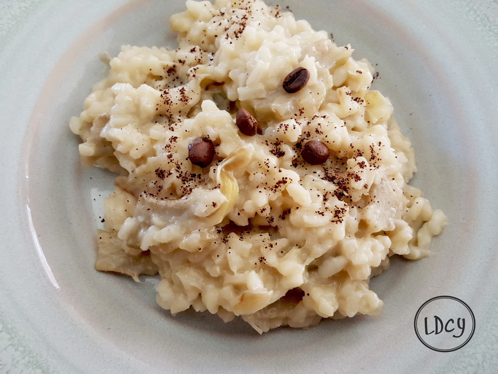 LOS DOMINGOS COCINO YO RISOTTO DE ALCACHOFAS CON CAFÉ/Artichoke risotto with coffee