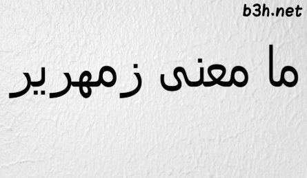 ماذا يعني زمير؟