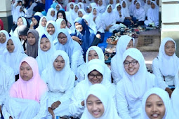 Hadapi UNBK 2018, Ribuan Siswa di Lamongan Doa Bersama 