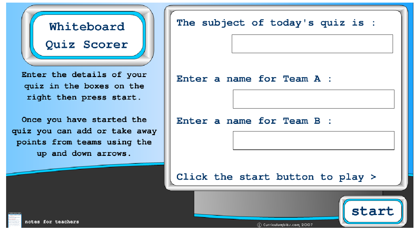 SP 8 Chełm Aktywna tablica Whiteboard quiz scorer (2x i 4x)