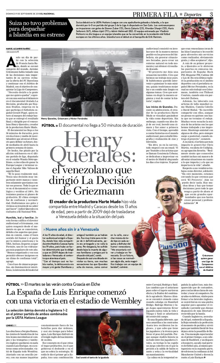 Entrevista al director de la Decisión de Antoine Griezmann