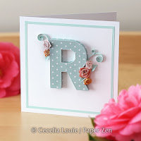 Quilling Letter R Monogram Tutorial Pattern Quilling Letter R Monogram Tutorial Pattern