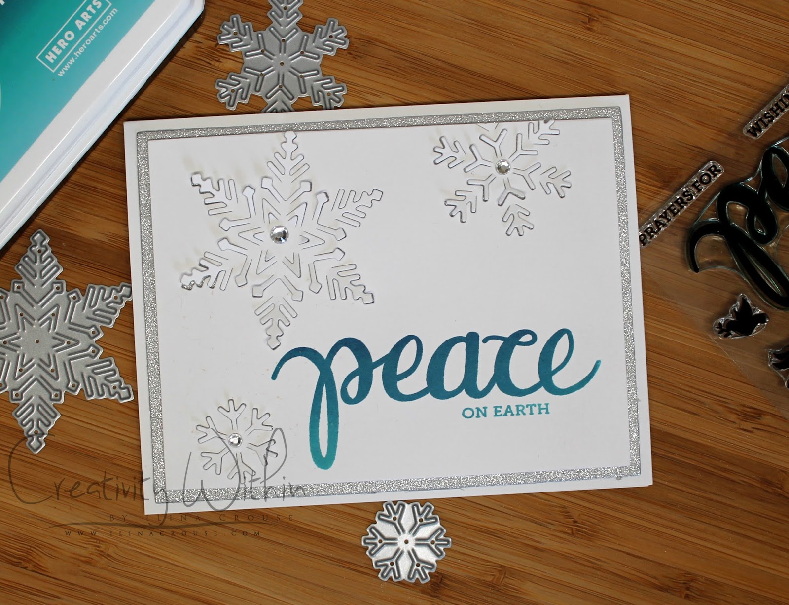 Hero Arts Paper Layering Snowflakes w/ Frames  ̹ ˻