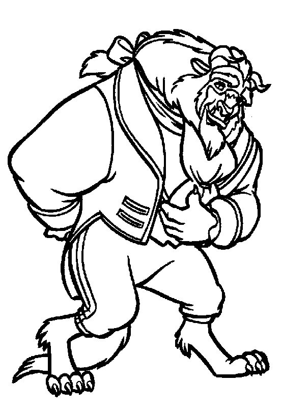 Beauty and the Beast Coloring Pages - Disney Coloring Pages