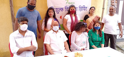 प्रयास एक कदम के द्वारा मानगो में लगा नेत्र जांच शिविर। जिसमें 87 लोगों ने शिविर का लाभ उठाया। 4 THE NEWS FRAME