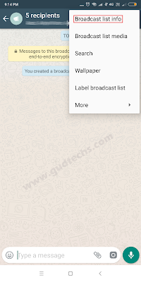 WhatsApp में एक बार में 5 से अधिक लोगो को message ऐसे करे 5 BroadcastList info