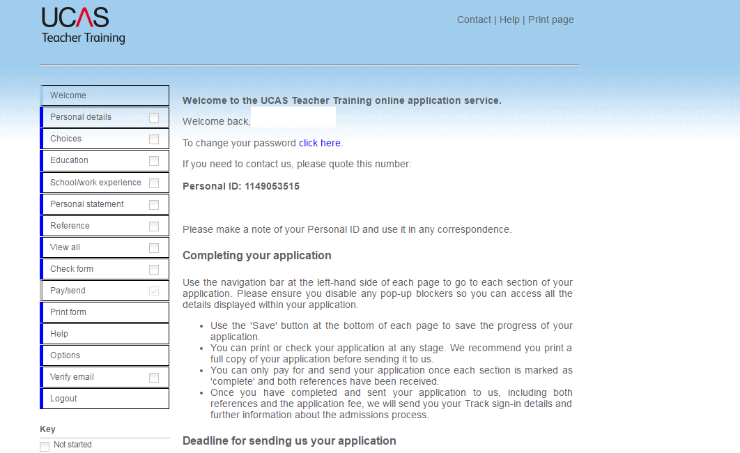 ucas second reference example