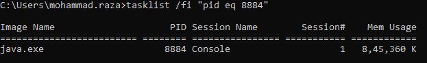 How to find the service name using PID