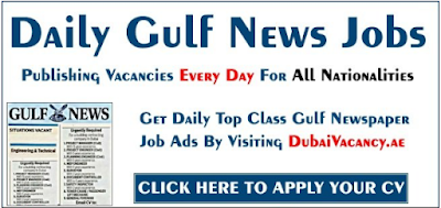 Latest update about new gulf jobs in Dubai 2021
